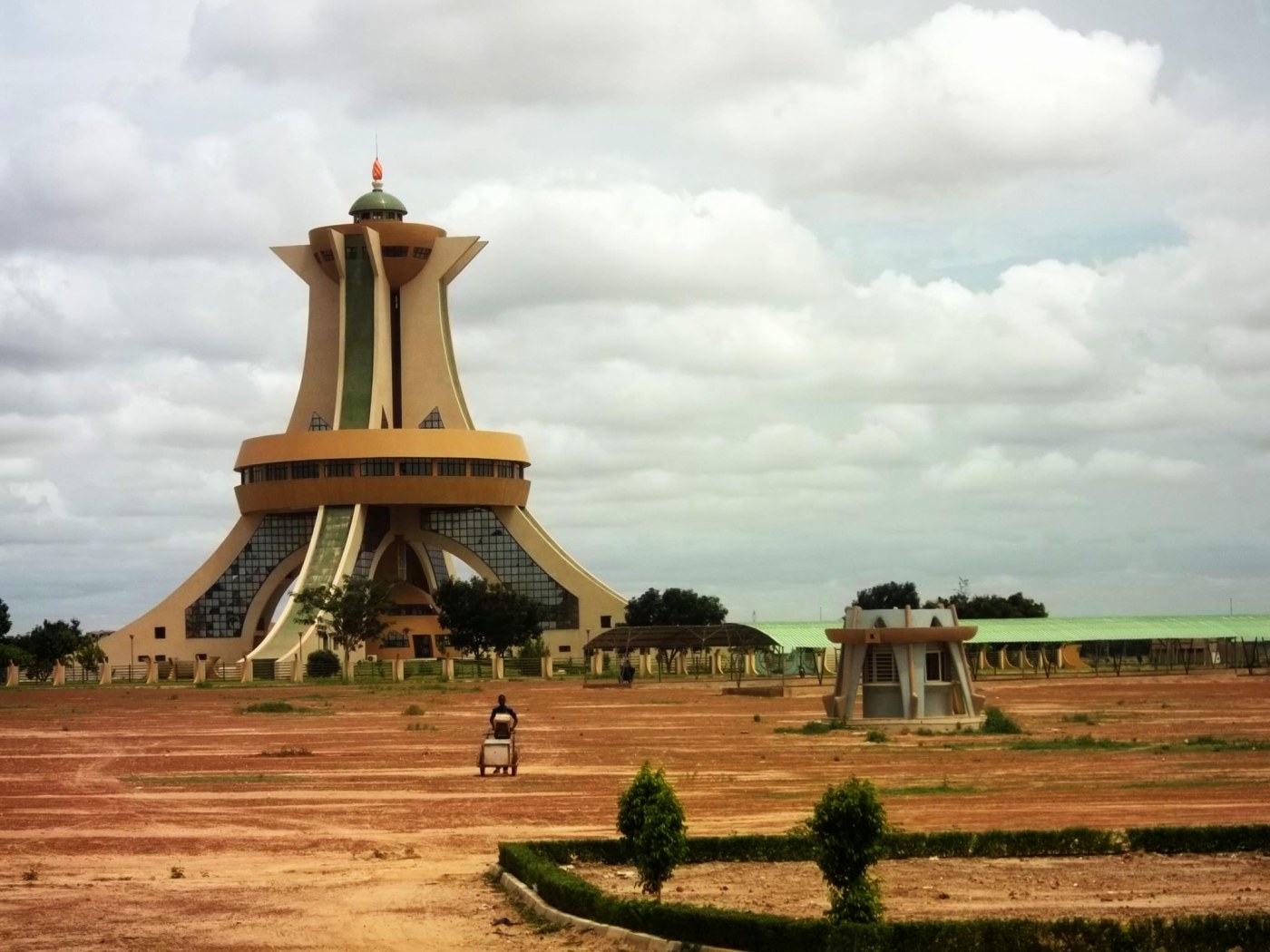 Monument of the Martyrs  at the roundabout at Ouaga2000 - at the Boulavard de Kadaffi